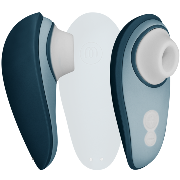 Liberty 2 Klitorisstimulator & Saugrohr Blau von Womanizer | Fesselliebe.de