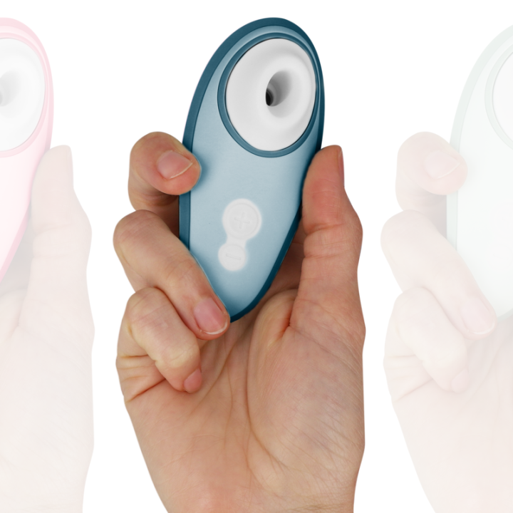 Liberty 2 Klitorisstimulator & Saugrohr Blau von Womanizer | Fesselliebe.de