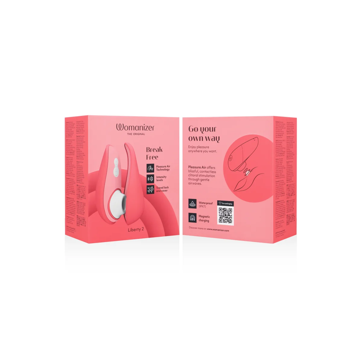 Liberty 2 Klitorisstimulator & Saugrosa von Womanizer | Fesselliebe.de