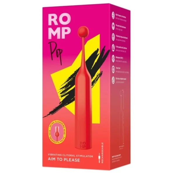 Pop Hochfrequenz-Klitarsimulator Rot von Romp