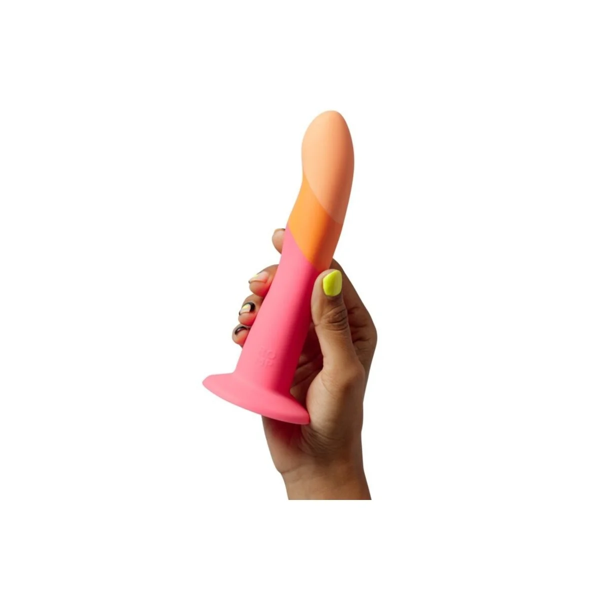 Dizi Silikon-Dildo mit Saugnapf, Dreifarbig, 18 cm von Romp
