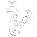Dizi Silikon-Dildo mit Saugnapf, Dreifarbig, 18 cm von Romp