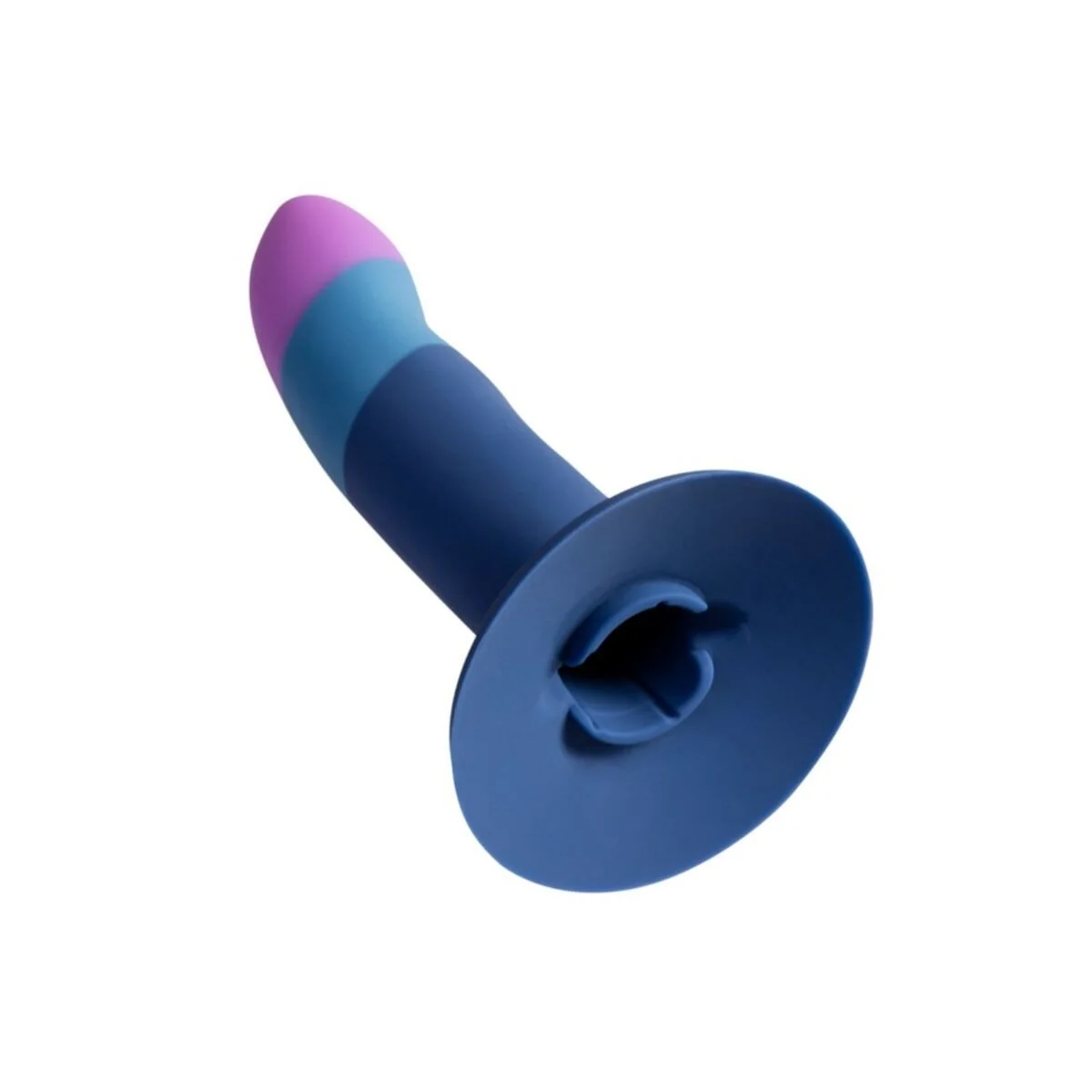 Piccolo Silikondildo mit Dreifarbigem Saugauffang 14 cm von Romp