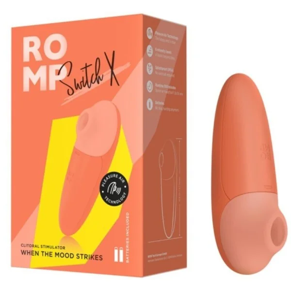 Switch X Klitorisstimulator, 6 Stufen, Orange von Romp