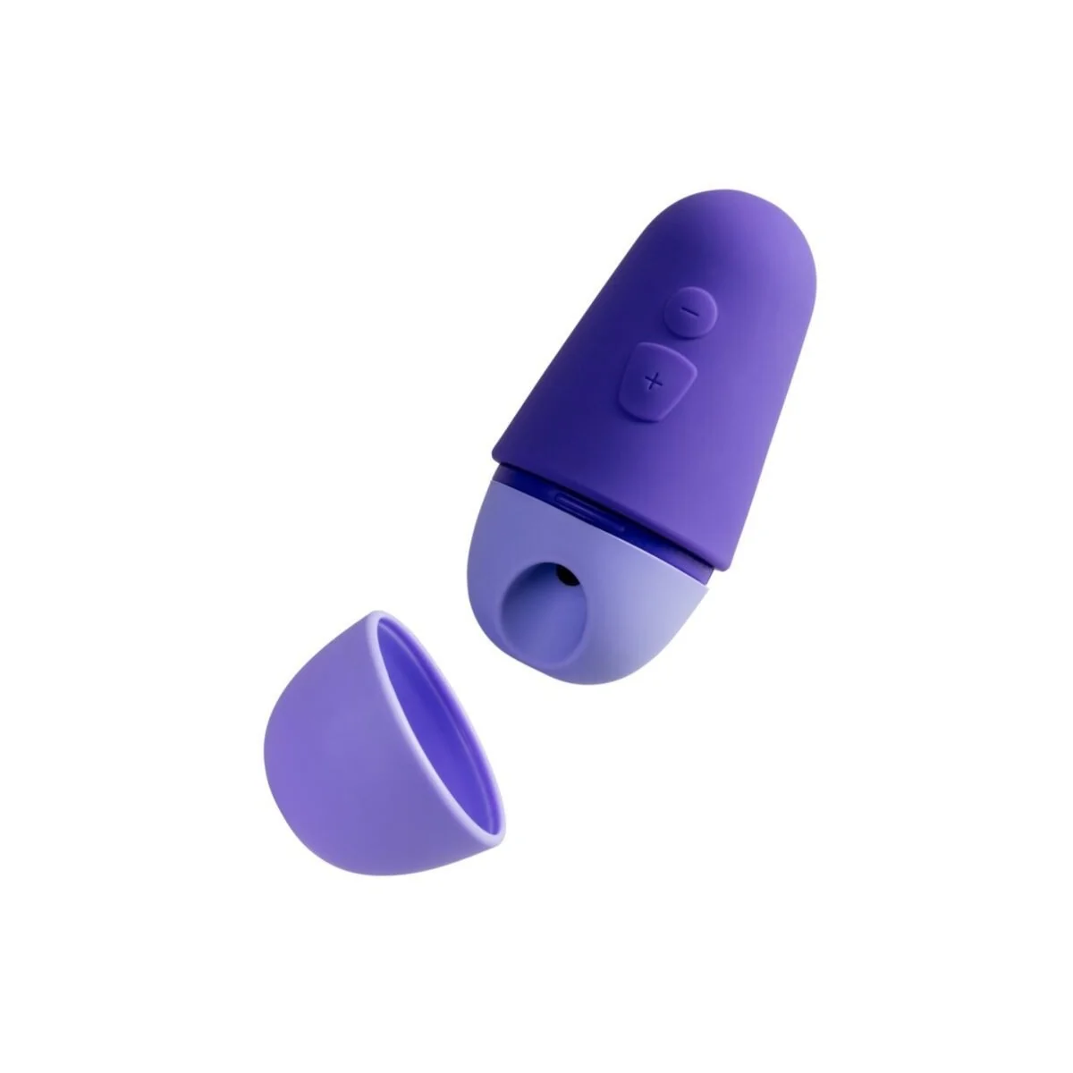 Kostenloser X Klitoralstimulator mit Deckel, 10 Stufen, Wiederaufladbar, Lila von Romp