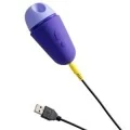Kostenloser X Klitoralstimulator mit Deckel, 10 Stufen, Wiederaufladbar, Lila von Romp