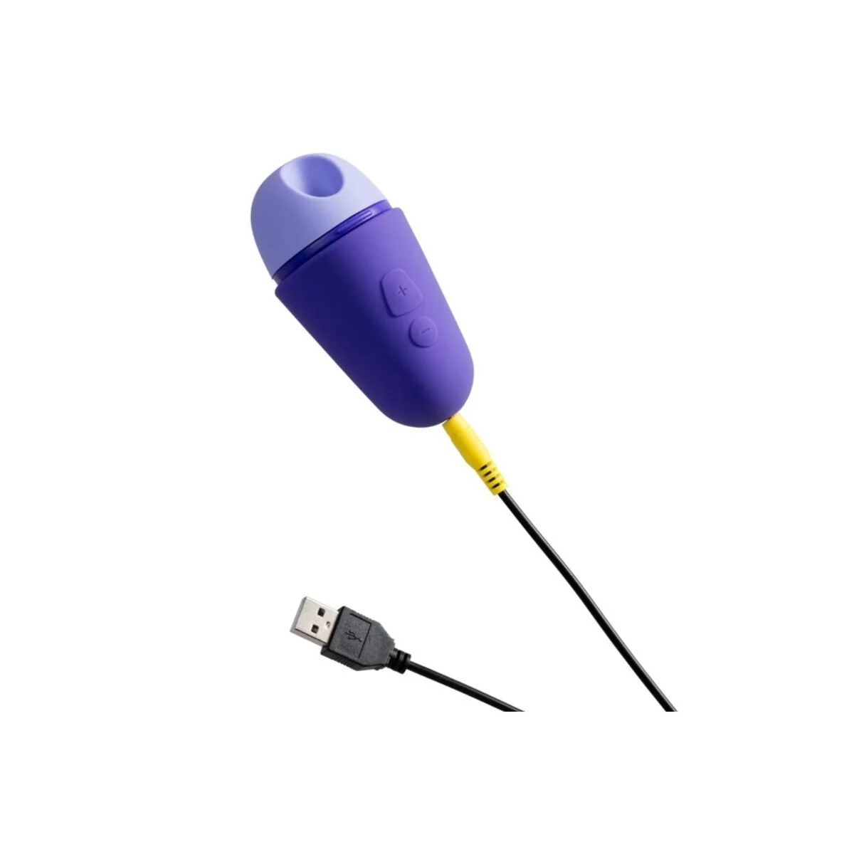 Kostenloser X Klitoralstimulator mit Deckel, 10 Stufen, Wiederaufladbar, Lila von Romp