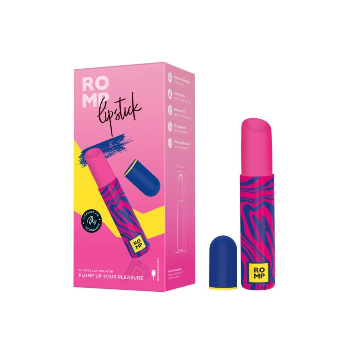 Klitoralstimulierender Lippenstift mit 7 Stufen von Romp