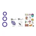 Remix Trio Set mit 3 Lila Silikon-Penisringen von Romp