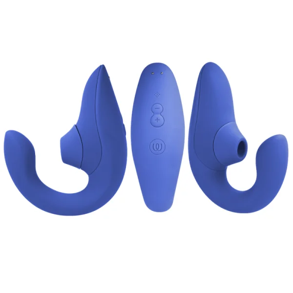 Blend Rabbit Vibrator Stimulator Vibrant Blue von Womanizer | Fesselliebe.de