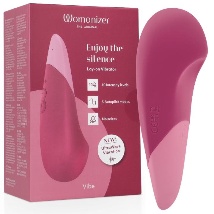 Vibe Lay-On Silent Vibrator Dusky Pink von Womanizer | Fesselliebe.de