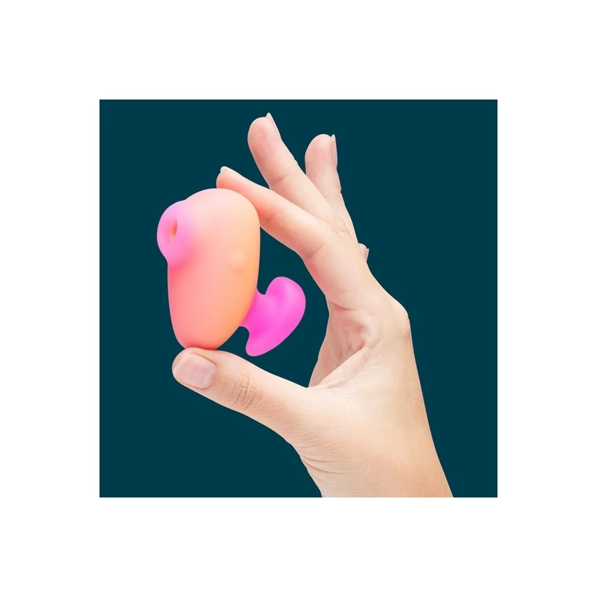 Kiss Klitoralsaugfähiger Wiederaufladbarer Fingervibrator von Romp