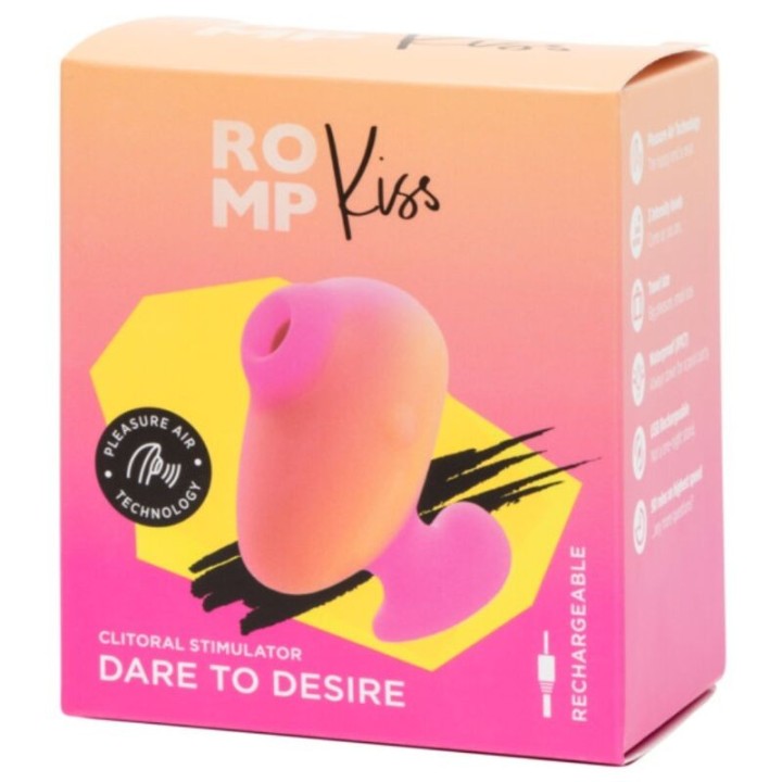Kiss Klitoralsaugfähiger Wiederaufladbarer Fingervibrator von Romp