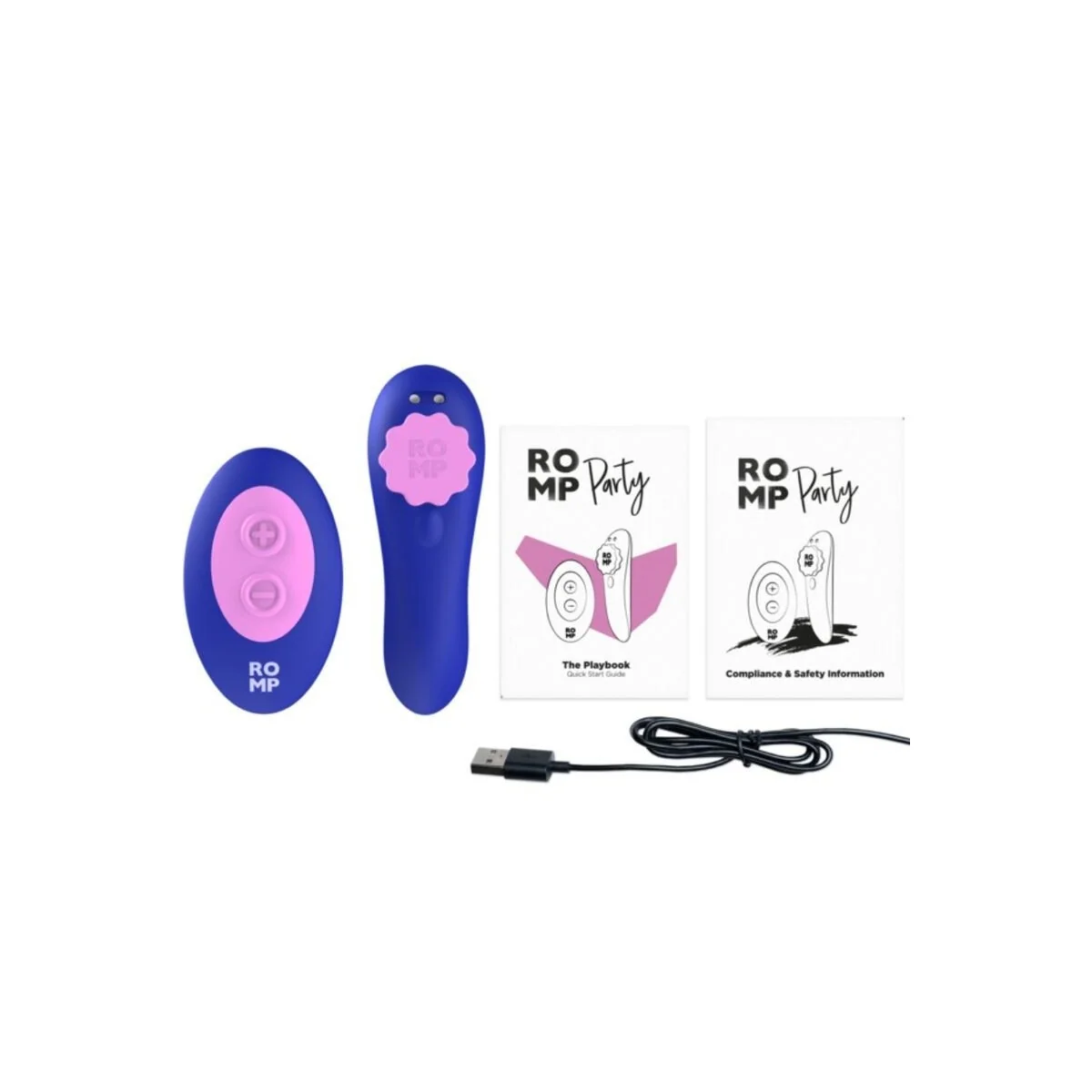 Party Magnetischer Vibrations-Silikon-Slip mit Fernbedienung von Romp