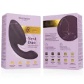 Duo Next Doppelter Klitoris- & G-Punkt-Stimulator Dunkellila von Womanizer