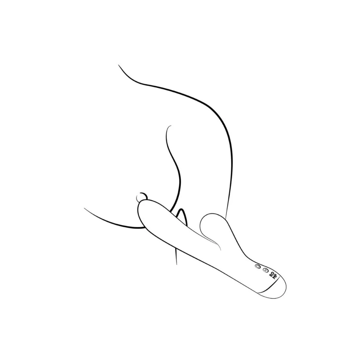 Pulse Rabbit Dual G-Punkt Vibrator Elektrisch Blau von Romp