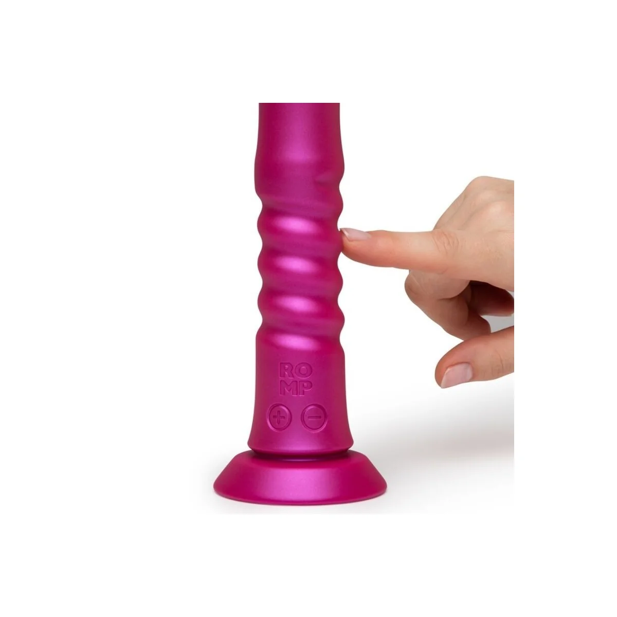 Jiggle auf- und ab-Vibrator mit Rosa Saugnapf von Romp