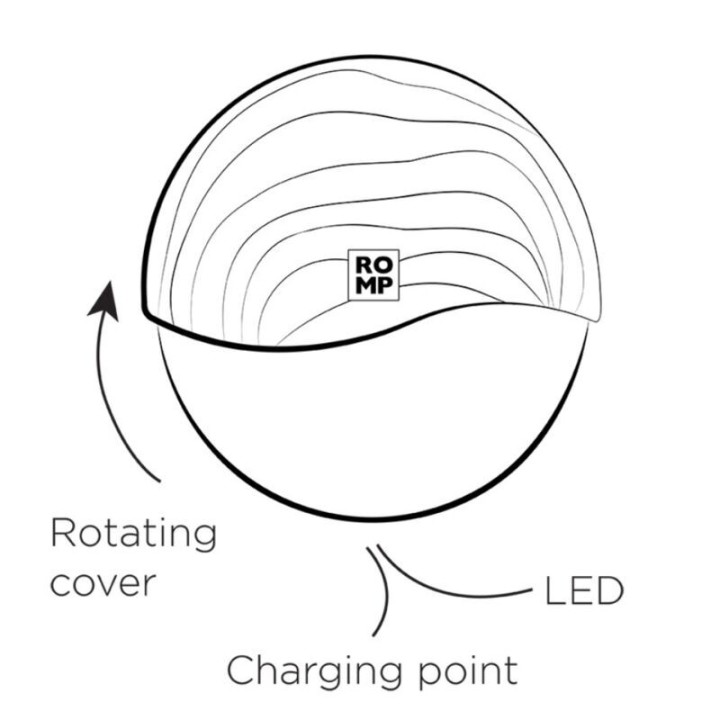 Spin Clitoral Suction Antitude With Rotating Oping And Clings von Romp