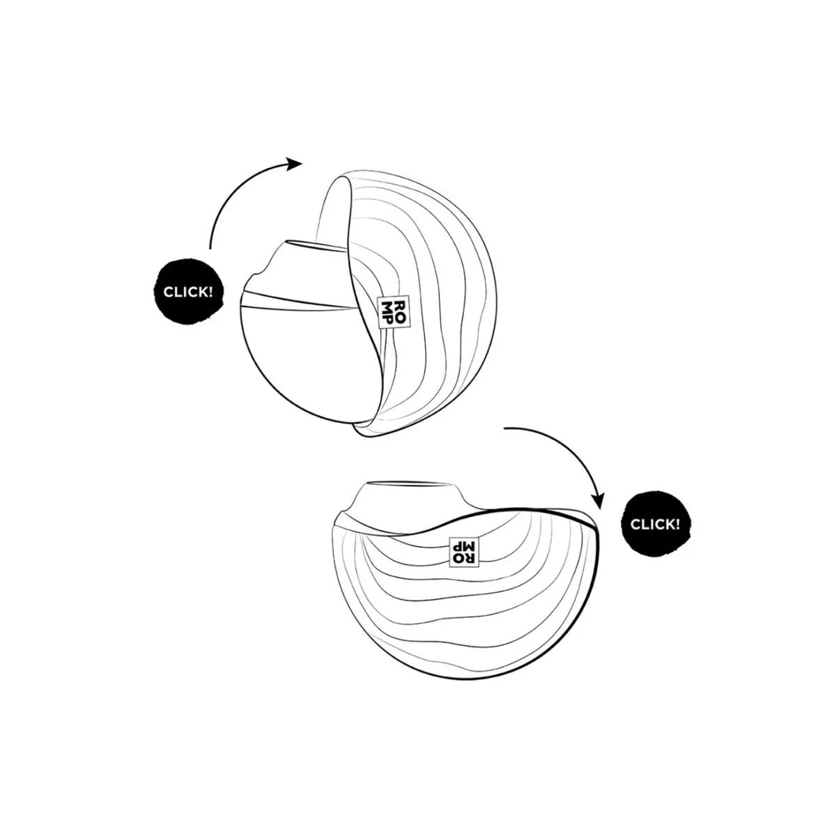 Spin Clitoral Suction Antitude With Rotating Oping And Clings von Romp