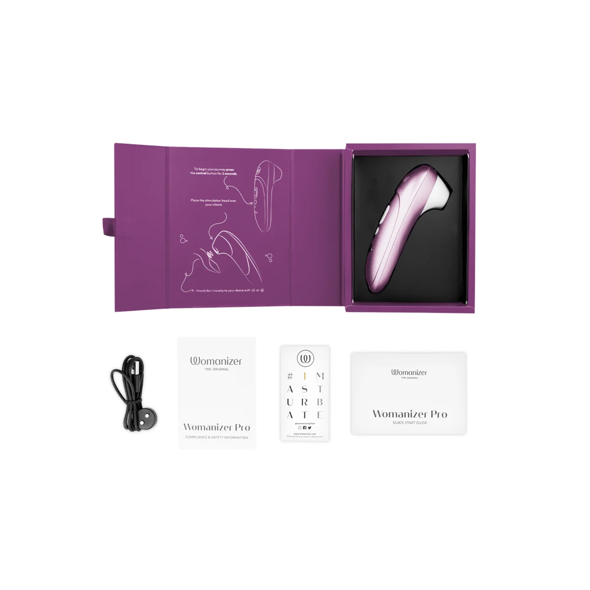 Pro Vibrant Klitoralstimulator Lilac von Womanizer