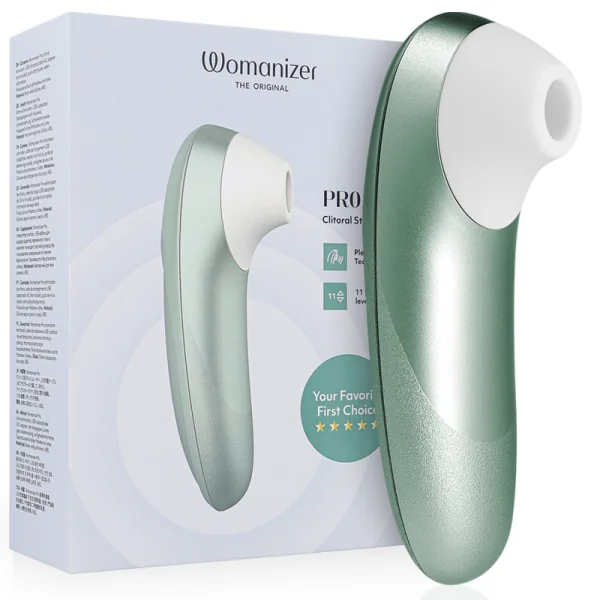 Pro Vibrant Klitoralstimulator Salbeigrün von Womanizer