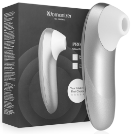 Pro Vibrant Klitoralstimulator Silbergrau von Womanizer