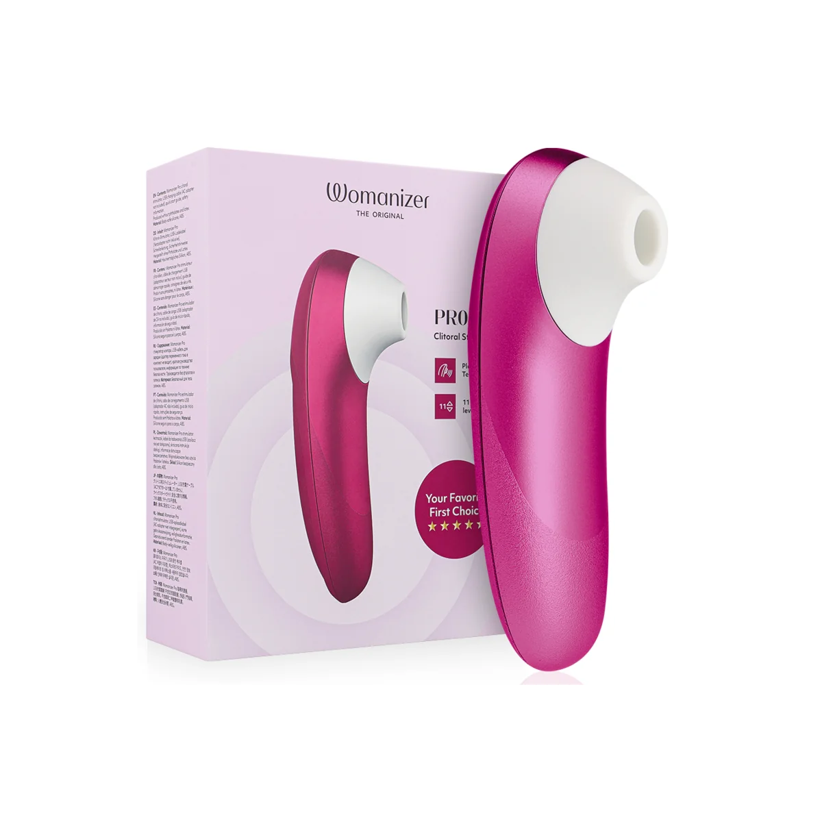 Pro Vibrant Klitoralstimulator Pink von Womanizer