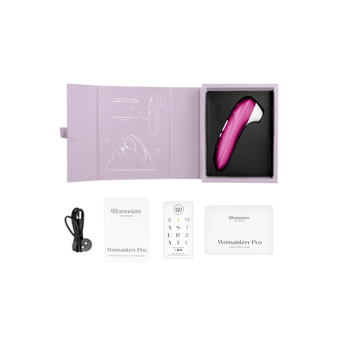 Pro Vibrant Klitoralstimulator Pink von Womanizer