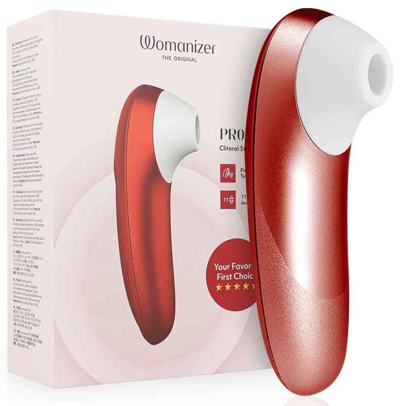 Pro Vibrant Klitoralstimulator Burgunder von Womanizer