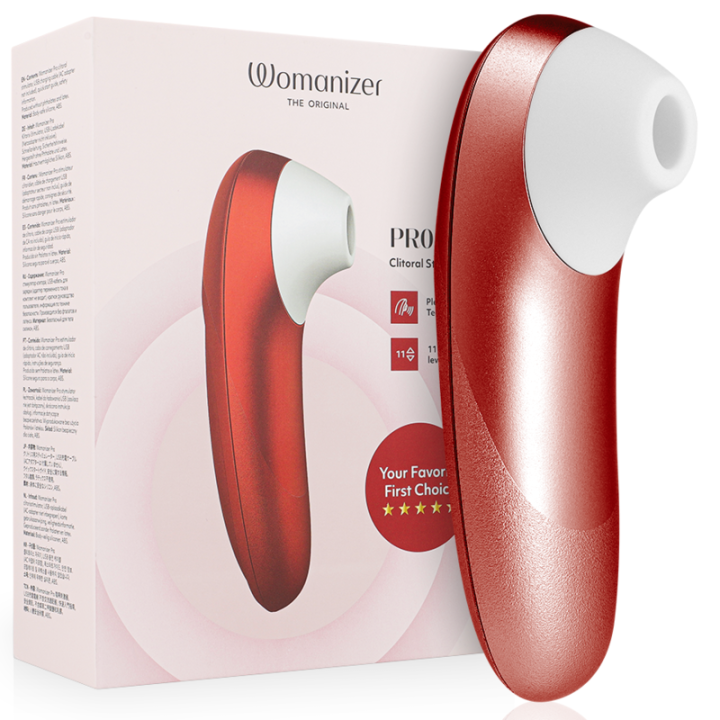 Pro Vibrant Klitoralstimulator Burgunder von Womanizer