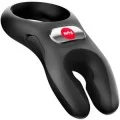 Nos Pro Vibrierender Pennisring Schwarz von Fun Factory