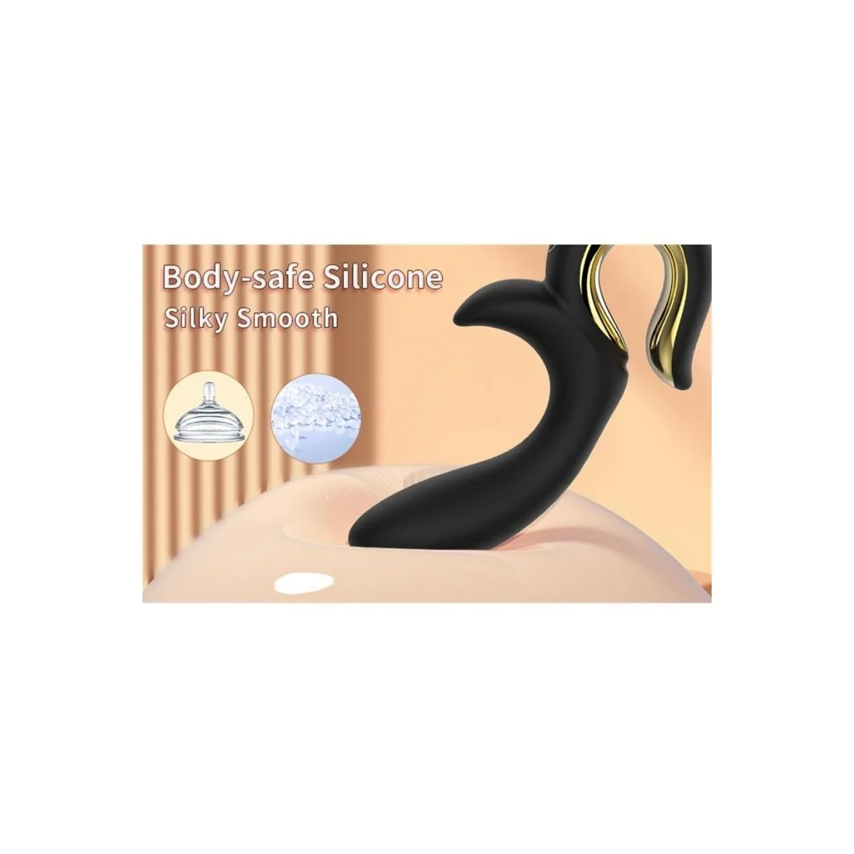 Lulu Magic Stick Rabbit Vibrator Rosa von Nalone