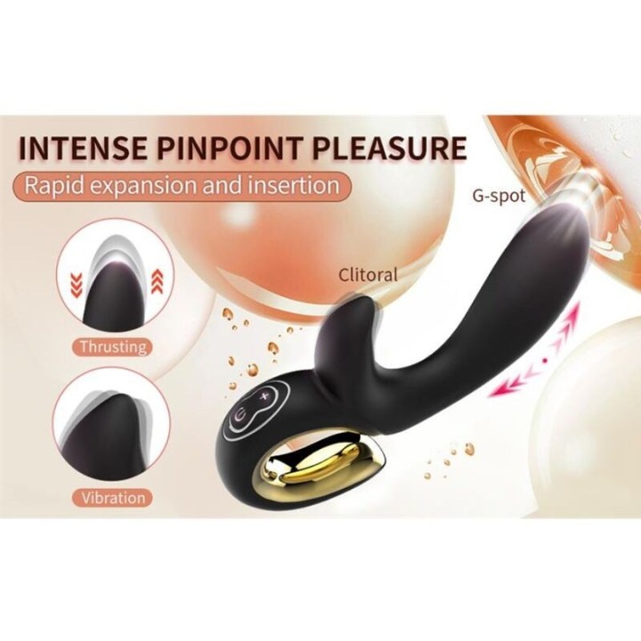 Lulu Magic Stick Rabbit Vibrator Rosa von Nalone