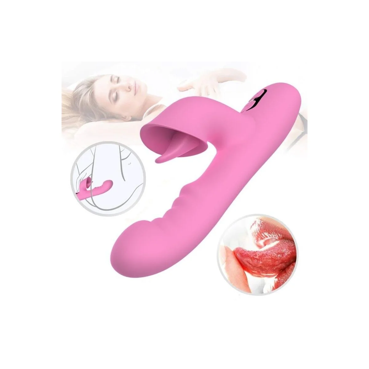 T-May Magic Stick Rabbit Vibrator - Rosa von Nalone
