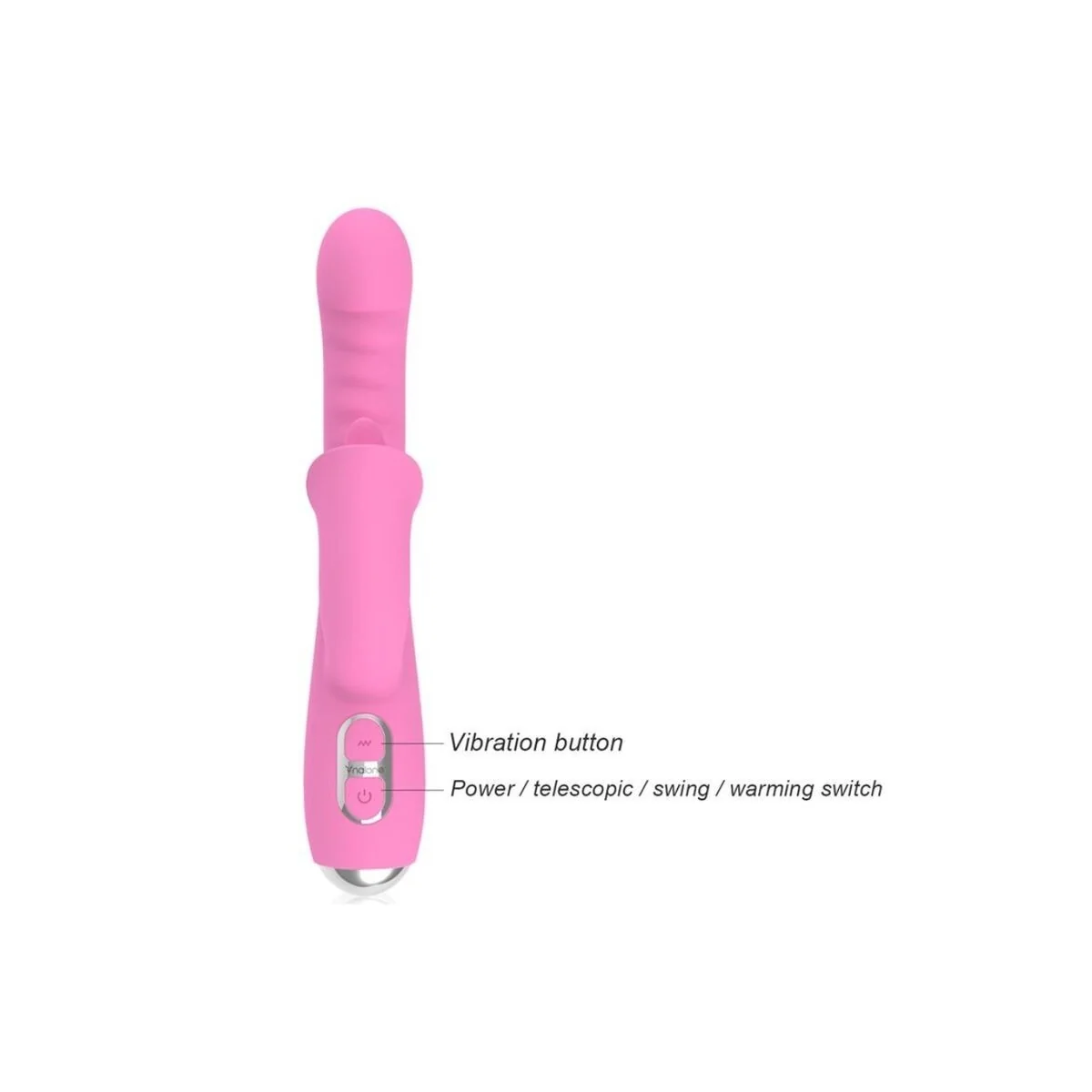 T-May Magic Stick Rabbit Vibrator - Rosa von Nalone