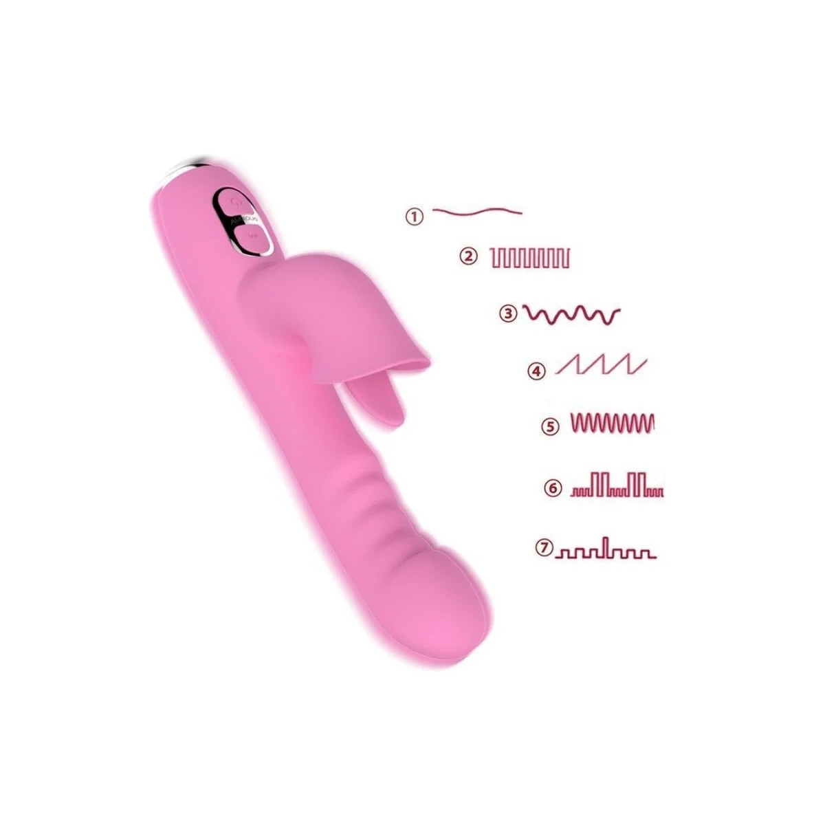 T-May Magic Stick Rabbit Vibrator - Rosa von Nalone