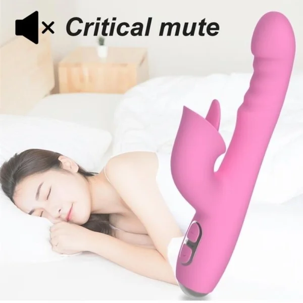 T-May Magic Stick Rabbit Vibrator - Rosa von Nalone