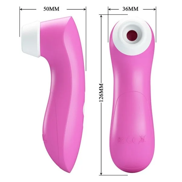 Klitoris-Sauggerät mit Rosa Pulsationstechnologie von Romance