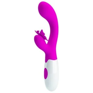 Butterfly Kiss 30-Funktionen-Hasenvibrator Lila von High Tech