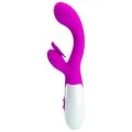Butterfly Kiss 30-Funktionen-Hasenvibrator Lila von High Tech