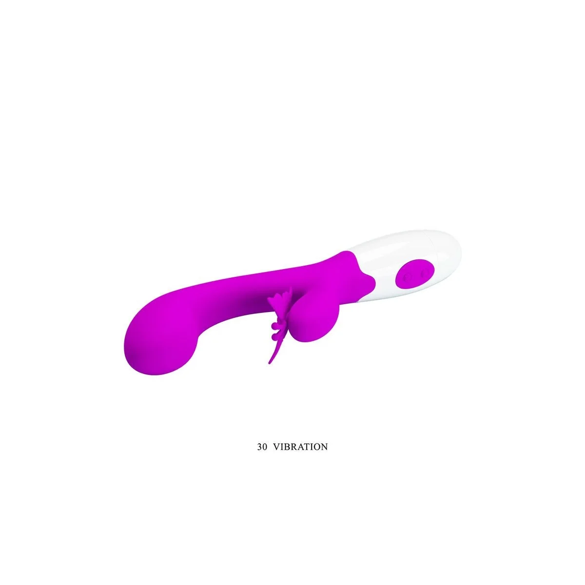 Butterfly Kiss 30-Funktionen-Hasenvibrator Lila von High Tech