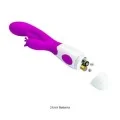 Butterfly Kiss 30-Funktionen-Hasenvibrator Lila von High Tech
