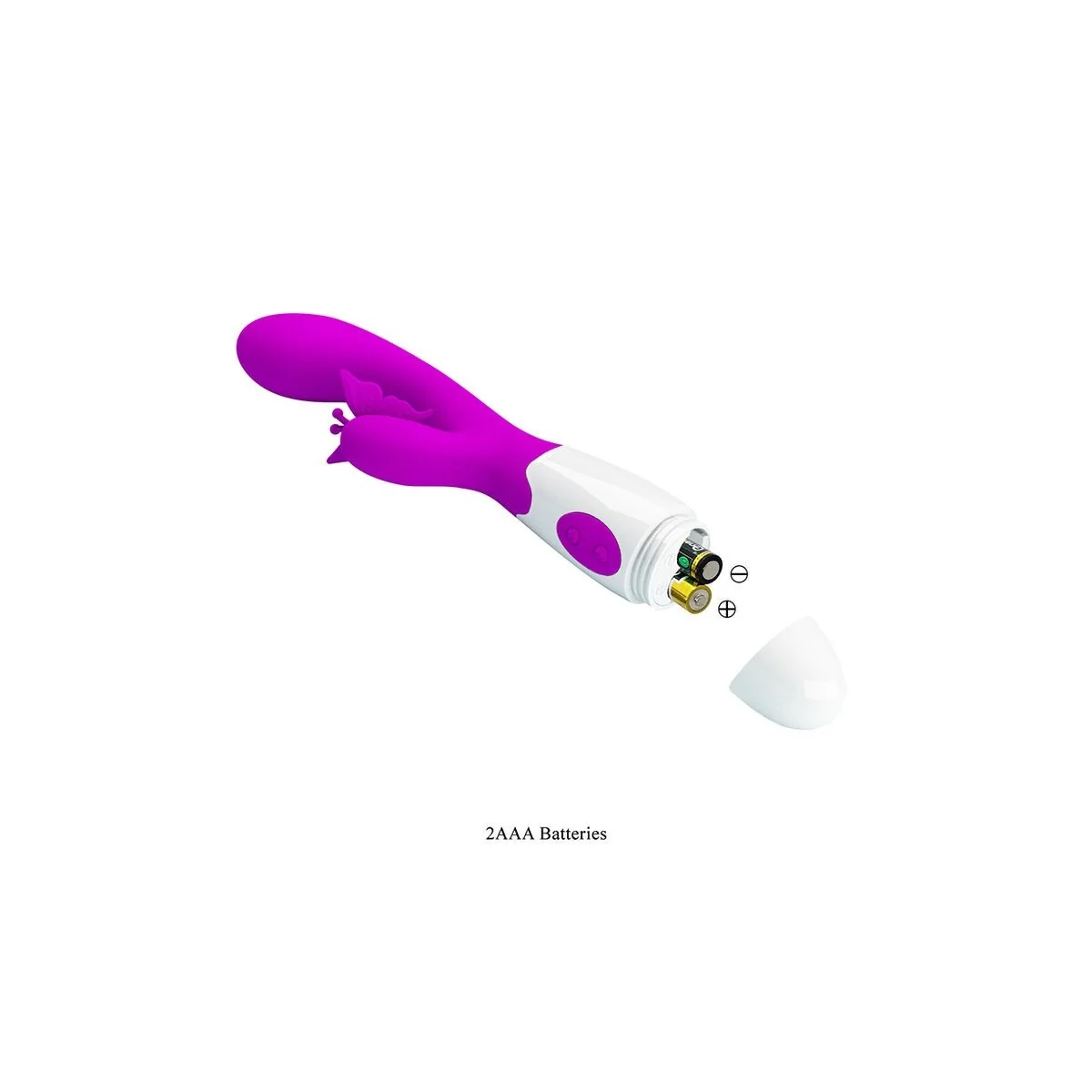 Butterfly Kiss 30-Funktionen-Hasenvibrator Lila von High Tech