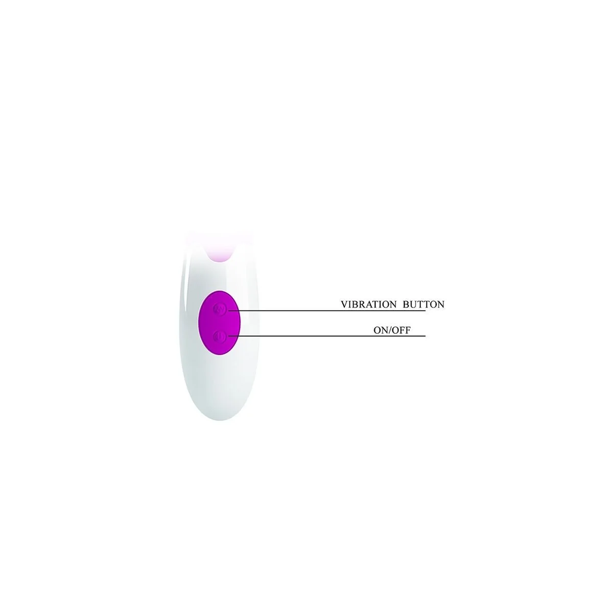 Butterfly Kiss 30-Funktionen-Hasenvibrator Lila von High Tech