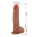 Mendel Realistischer Dildo mit Saugnapf 25,5 cm -Ø- 5,6 cm von Dildos