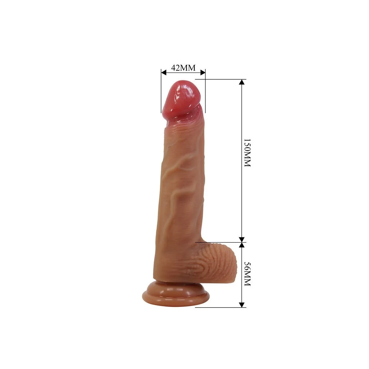 Lisle Realistischer Dildo mit Saugnapf 20,6 cm -Ø- 4,2 cm von Dildos