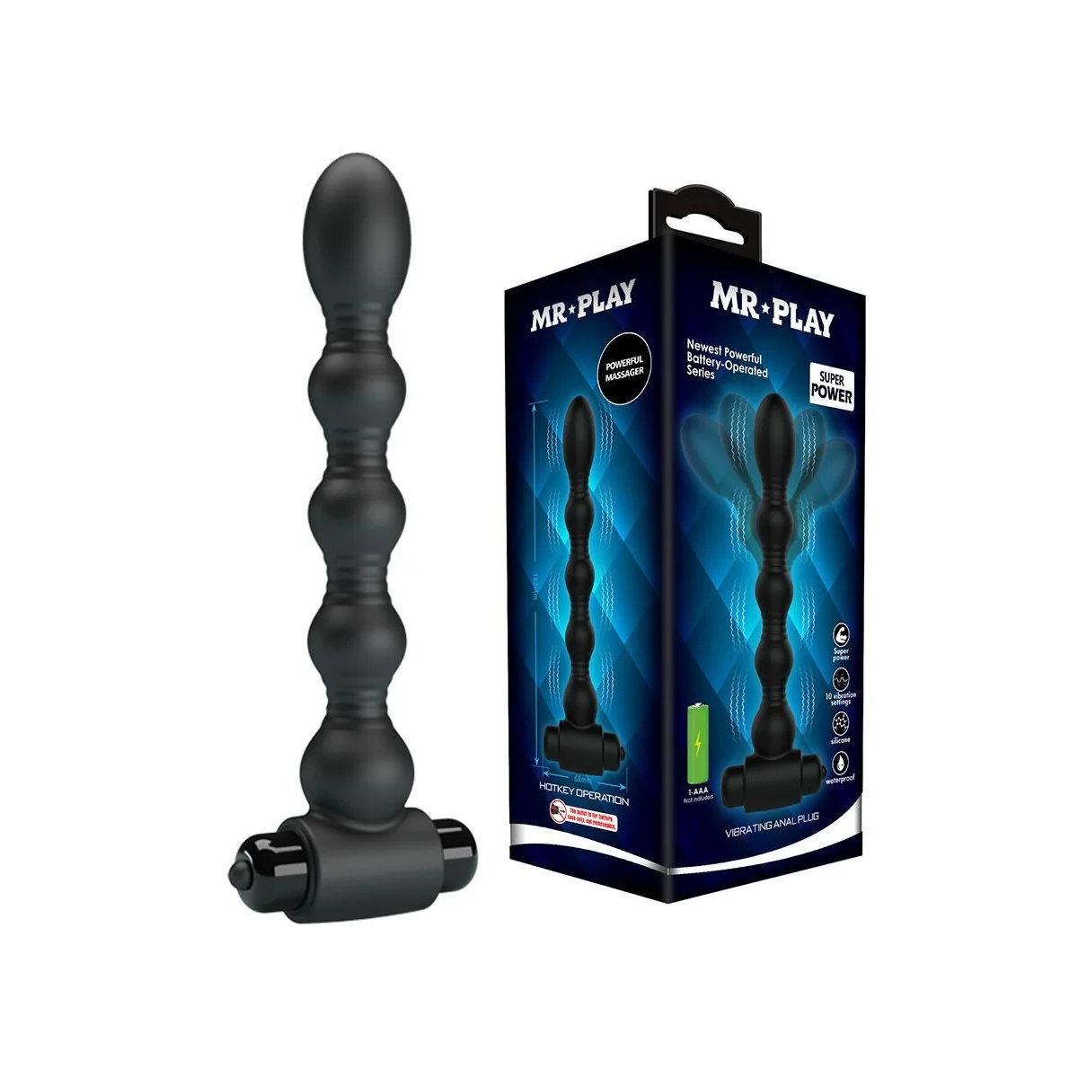 Vibrierender Analplug-Massager von Mr Play
