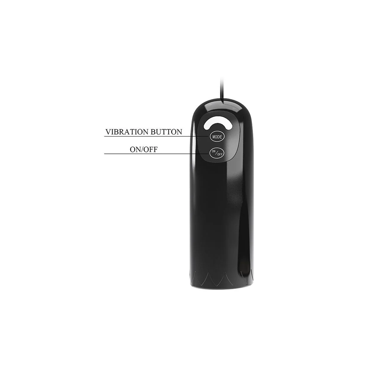Rotierender Brustwarzen-Saugstimulator Schwarz von Fun Toys