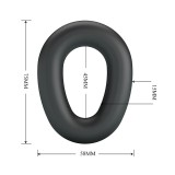 Vesper Supersoft Silikon-Pennisring Schwarz von Crazy Bull