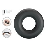 Urban Supersoft Silikon-Pennisring Schwarz von Crazy Bull
